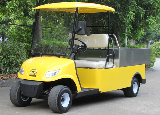 多功能自卸式電動(dòng)載貨車(chē)黃色